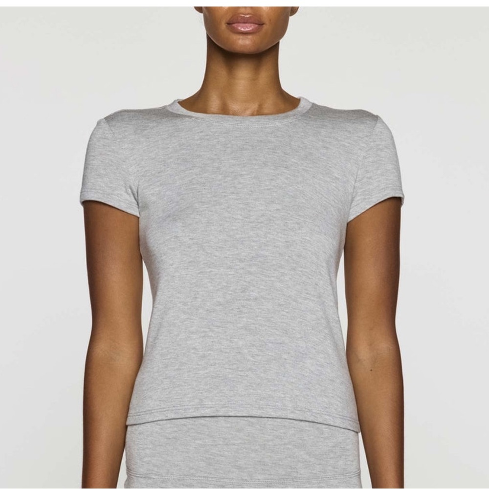 BLEUSALT Perfect T, Light Gray. BLEUSALT sizing - 2 or S/M